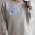 1956 Chapter Seventy 70th Birthday Blue Toile Floral Book Raglan Sleeve Sweatshirt Heather Forest