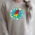 4-4th Birthday Superhero Four Years Old Comic Book Raglan Sleeve Sweatshirt Heather Forest