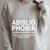 Abibliophobia Reading Fear Of No Books Definition Raglan Sleeve Sweatshirt Heather Forest