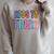 Adds To TBR Book Lover Tee Raglan Sleeve Sweatshirt Heather Forest