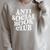 Anti Social Book Club Book Lover Reading Bookworm Reader Raglan Sleeve Sweatshirt Heather Forest