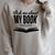Ask Me About My Book Tshirt Published Author Writer Shirt Raglan Sleeve Sweatshirt Heather Forest