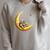 Astronaut Reading Book To Alien Moon Space Astronomy Raglan Sleeve Sweatshirt Heather Forest