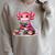 Axolotl Reading Bookworm Book Lovers Raglan Sleeve Sweatshirt Heather Forest