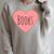 Back To School Heart Love Reading Cute I Love Books Raglan Sleeve Sweatshirt Heather Forest