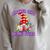 Best Teacher Grandma Gnome With Books For Teacher Mom Saying Raglan Sleeve Sweatshirt Heather Forest