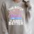 The Book Is Always Better Literature Teacher Reading Raglan Sleeve Sweatshirt Heather Forest