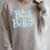 The Book Was Better Literature Reading Raglan Sleeve Sweatshirt Heather Forest