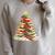 Book Christmas Tree Reading Raglan Sleeve Sweatshirt Heather Forest