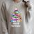 Book Christmas Tree Xmas Lights Librarian Merry Christmas Raglan Sleeve Sweatshirt Heather Forest
