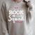 Book Club Squad Reading Group And Wine Drinking Party Premium Tri-Blend Raglan Sleeve Sweatshirt Heather Forest