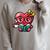 Book Coffee Valentines Cute Heart Lover Women Girl Raglan Sleeve Sweatshirt Heather Forest