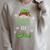 Im The Book Dragon Elf Christmas Librarian Raglan Sleeve Sweatshirt Heather Forest