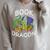Book Dragon Smart Readers Raglan Sleeve Sweatshirt Heather Forest