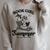 Book Girl Summer Reading Duck Retro Beach Vacation Bookworm Raglan Sleeve Sweatshirt Heather Forest