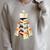 Book Lover Bookworm Librarian Merry Christmas Tree Raglan Sleeve Sweatshirt Heather Forest