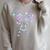 Book Lover Bookworm Reading Books Butterfly Raglan Sleeve Sweatshirt Heather Forest