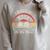 Book Lover I Closed My Book To Be Here Retro Graphic Raglan Sleeve Sweatshirt Heather Forest