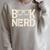 BOOK NERD Bibliophilia Book Reader Literature Bookworm Raglan Sleeve Sweatshirt Heather Forest