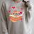 Book Nerd Heart Library Cat Bookworm Animal Pet Book Reading Raglan Sleeve Sweatshirt Heather Forest