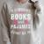 Book And Pajama Count Me In For Bookworm Pajama Party Raglan Sleeve Sweatshirt Heather Forest