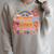 Book Peace Bookworm Hippie Rainbow Peace Sign Raglan Sleeve Sweatshirt Heather Forest