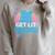 Book Reader Literature Get Lit Raglan Sleeve Sweatshirt Heather Forest