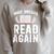 Book Reading Make America Read Again Raglan Sleeve Sweatshirt Heather Forest