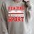 Book Reading Reading Is My Favorite Sport Raglan Sleeve Sweatshirt Heather Forest