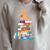 Book Reading Kangaroo Tea Coffee Kawaii Bookworm Raglan Sleeve Sweatshirt Heather Forest