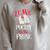 Book Reading Leave Poetry To The Prose Raglan Baseball Tee Raglan Sleeve Sweatshirt Heather Forest