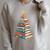All Booked For Christmas Book Raglan Sleeve Sweatshirt Heather Forest