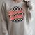 Bookish Baddie Retro Aesthetic Typography Raglan Sleeve Sweatshirt Heather Forest