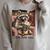 Bookish Mom Raccoon I Live Here Now Library Book Lover Raglan Sleeve Sweatshirt Heather Forest