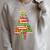 Books Christmas Tree Xmas Librarian Book Lovers Pajama Raglan Sleeve Sweatshirt Heather Forest