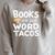 BOOKS ARE JUST WORD TACOS Raglan Sleeve Sweatshirt Heather Forest BOOKS ARE JUST WORD TACOS Raglan Sleeve Sweatshirt Heather Forest