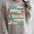 Too Many Books Not Enough Shelves Book Club Raglan Sleeve Sweatshirt Heather Forest