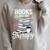 Books Are My Therapy Book Lovers Reading Coffee Florals Raglan Sleeve Sweatshirt Heather Forest