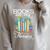 Books Are My Therapy Raglan Sleeve Sweatshirt Heather Forest