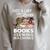 BOOKS AND SEWING QUILTING Quilting FOR MEN & WOMEN Raglan Sleeve Sweatshirt Heather Forest