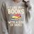 I Like My Books With a Side Of Panic Thriller Raglan Sleeve Sweatshirt Heather Forest