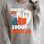 Books Are Spook-Tacular Halloween Bookworm Book Reading Raglan Sleeve Sweatshirt Heather Forest