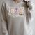 Bookworm Coquette Bow Floral Bookish Reading Book Lovers Raglan Sleeve Sweatshirt Heather Forest