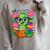 Bookworm Costume Kawaii Reading Worm For World Book Day Raglan Sleeve Sweatshirt Heather Forest