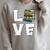 Bookworm Love Book Lover Reading Librarian Raglan Sleeve Sweatshirt Heather Forest