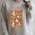 Bruh Its A Good Day To Read A Book Cute Ghost Reader Raglan Sleeve Sweatshirt Heather Forest