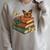 Butterflies And Books Cute Butterfly Raglan Sleeve Sweatshirt Heather Forest