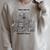 Cat Colouring Book Drawing Painting Art Raglan Sleeve Sweatshirt Heather Forest