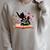 Cat Kitten Wildflower Book Pet Owner Librarian Raglan Sleeve Sweatshirt Heather Forest