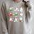 Cat Reading Book Funny Christmas Cat Book Lover Librarian Men Women Kids Raglan Sleeve Sweatshirt Heather Forest